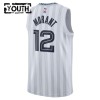 NBA Børn Trøje Memphis Grizzlies Ja Morant 2025-26 Nike City Edition Grå Swingman